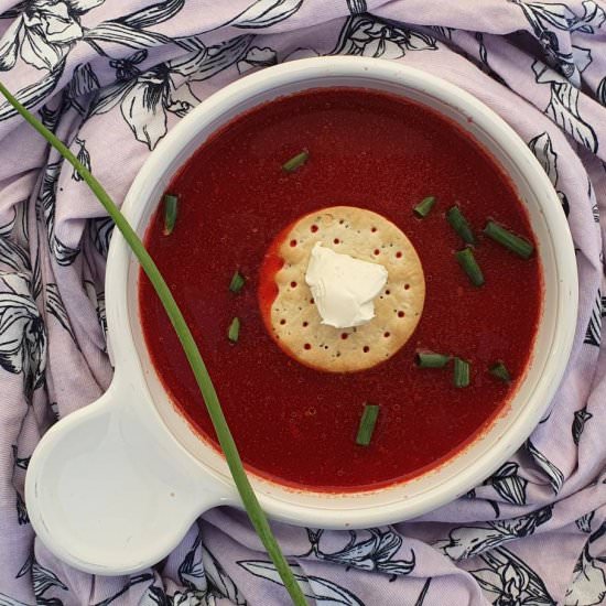 beetroot and carrot soup