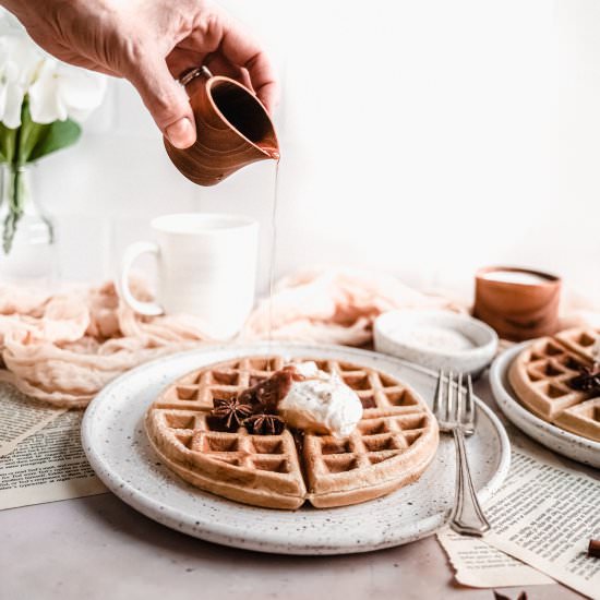 Apple Butter Waffles