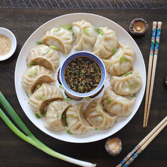 Mushroom and Chicken Dumplings