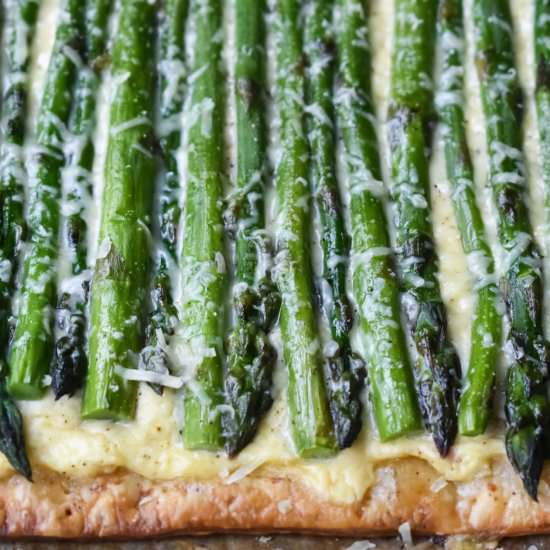 Asparagus and Lemon Ricotta Tart