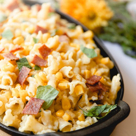 Chicken Bacon Sweetcorn Pasta