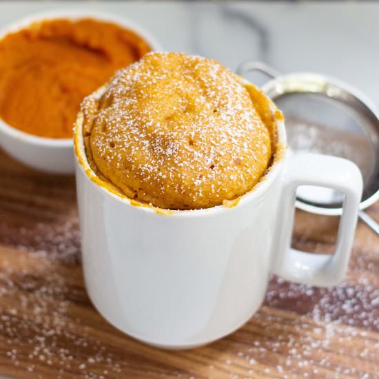 Pumpkin Spice Mug Cake