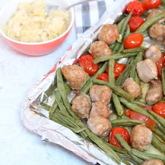 Sausage Sheet Pan Dinner