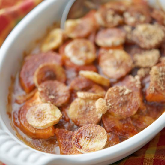 Sweet Potato Banana Casserole