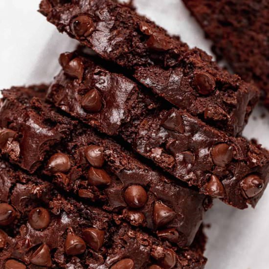 Easy Vegan Chocolate Banana Bread