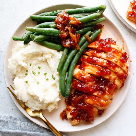 Baked Saucy Chicken