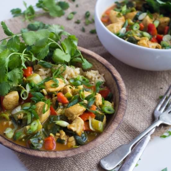 Easy Coconut Curry with Chicken