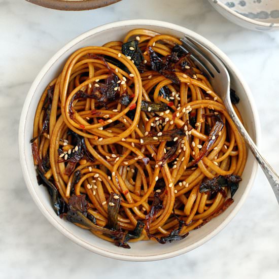 Scallion Oil Noodles