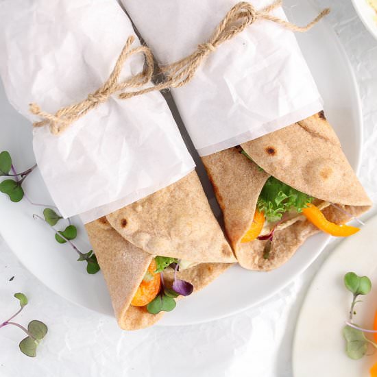 Vegan Whole Wheat Tortillas