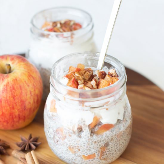 Apple Pie Chia Pudding