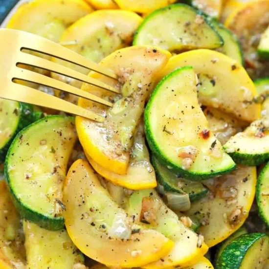 Sauteed Squash and Zucchini