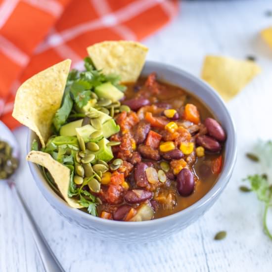 Pumpkin Chili in the Instant Pot