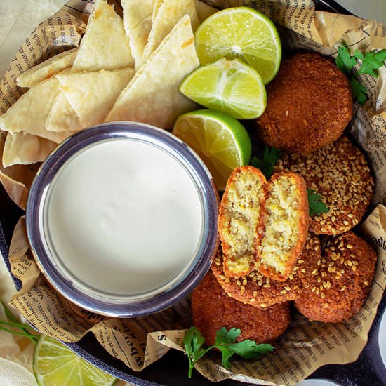 Falafel Recipe with Tahini Sauce
