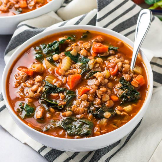 Kale and Lentil Soup