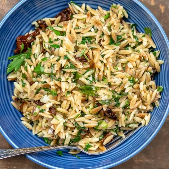 Toasted Orzo with Parmesan
