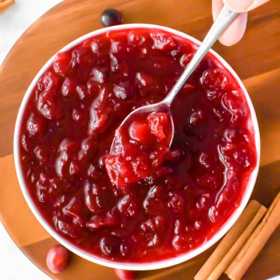 Homemade Cranberry Sauce