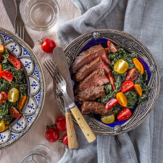Shawarma Spiced Hanger Steak