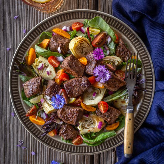 Italian Steak Salad with Balsamic
