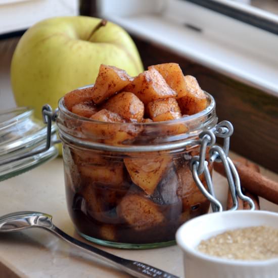 Easy cinnamon fried apples
