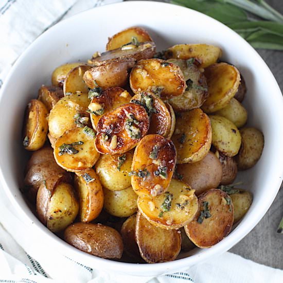 Sage Butter Potatoes