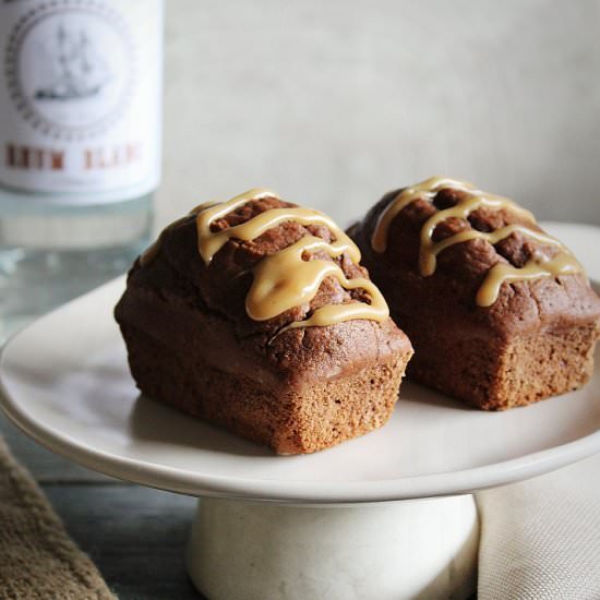 White rum plumcake