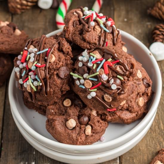 Hot Chocolate Cookies