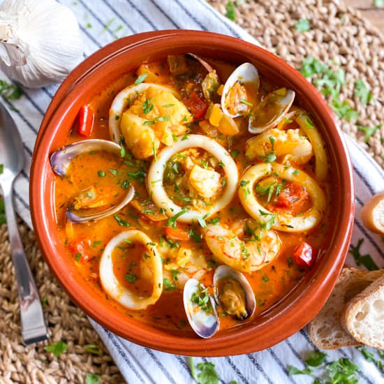Classic Spanish Seafood Stew