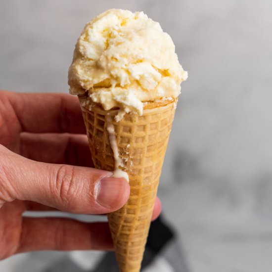 No-Churn Maple Ice Cream
