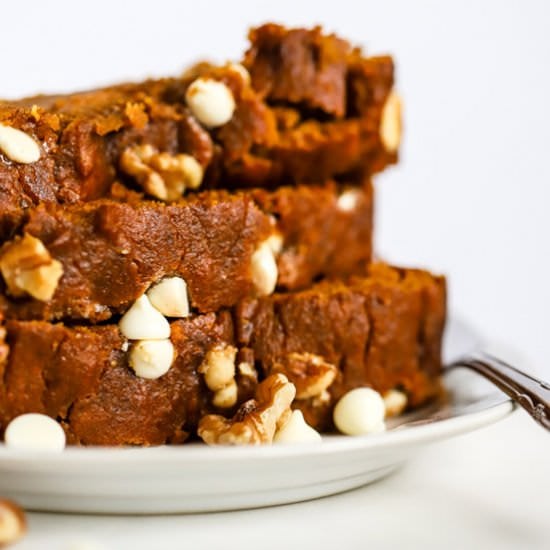 Healthy Spelt Pumpkin Bread