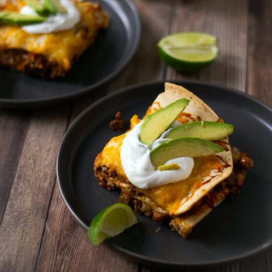 EASY MEXICAN LASAGNA