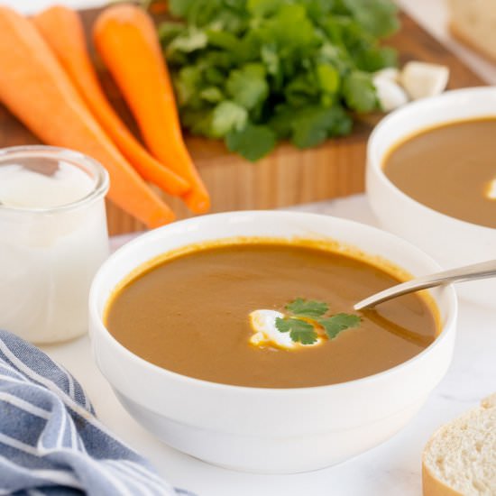 Carrot Cilantro Soup