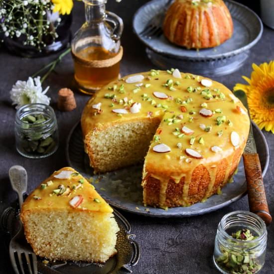 gulab jamun cake (egg free)