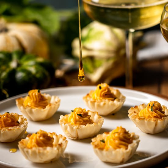 Ricotta + Squash Phyllo Shells