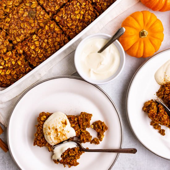 Baked Pumpkin Oatmeal