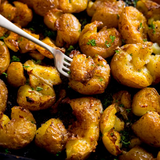 Crispy Smashed Potatoes