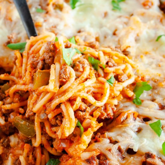 Baked Spaghetti Casserole