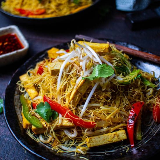 Vegan Singapore Noodles