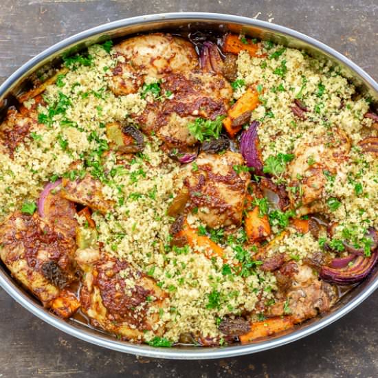 Moroccan-Inspired Chicken Couscous