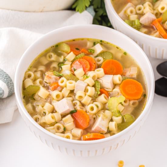 Leftover Turkey Soup