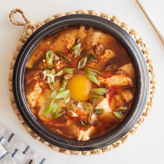Soondubu Jjigae (Korean Soft Tofu Soup)