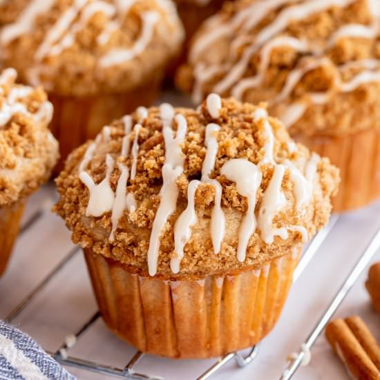 Apple Coffee Cake Muffins
