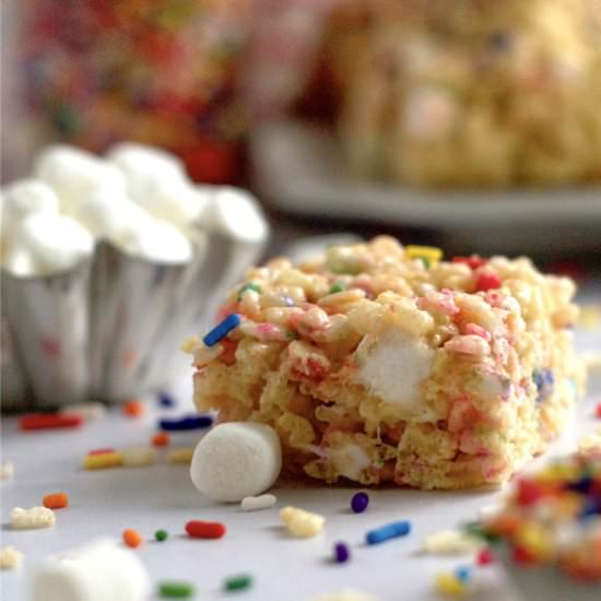 Sprinkle Rice Krispie Treats