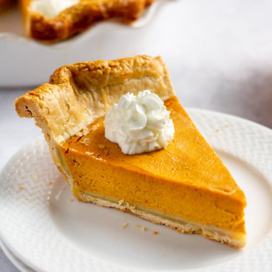 Easy Pumpkin Pie From Scratch