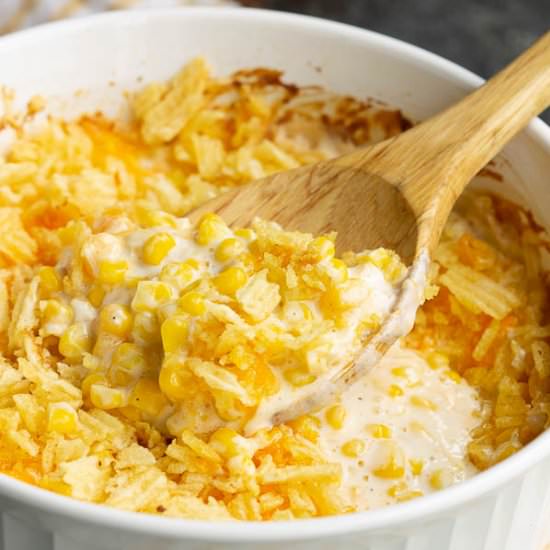 Creamy Cheesy Corn Casserole
