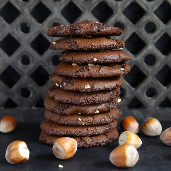 Flourless Chocolate Hazelnut Cookie