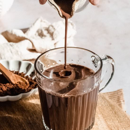 Oat Milk Hot Chocolate (Vegan)