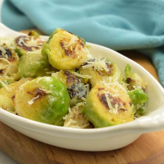 Sautéed Brussel Sprouts With cheese