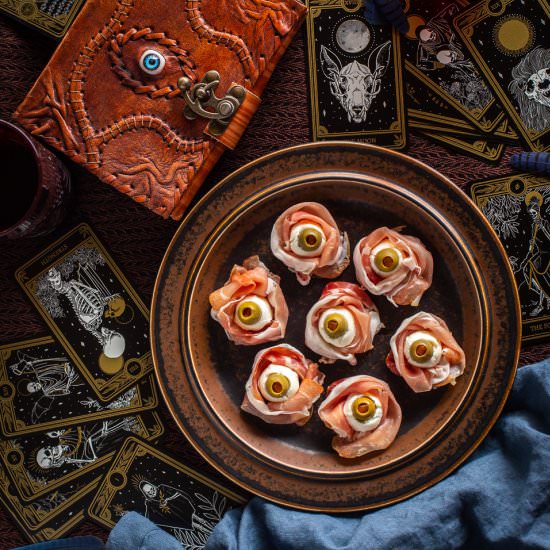 Halloween Evil Eye Appetizers