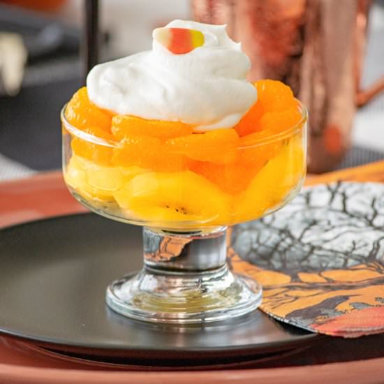 Candy Corn Fruit Cup