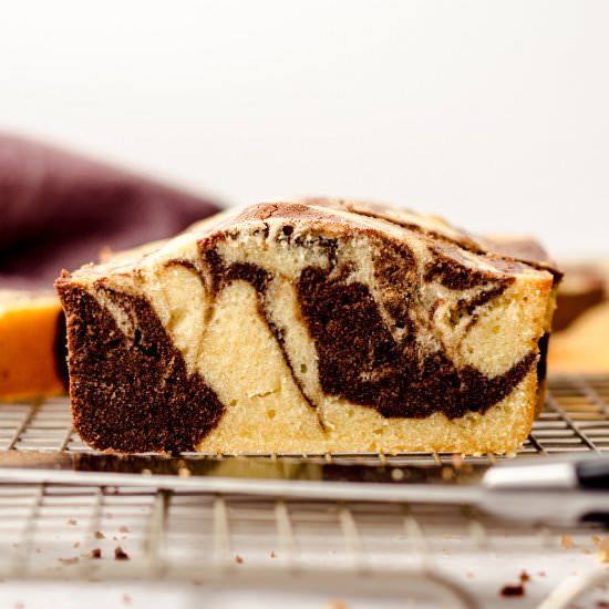 marble pound cake